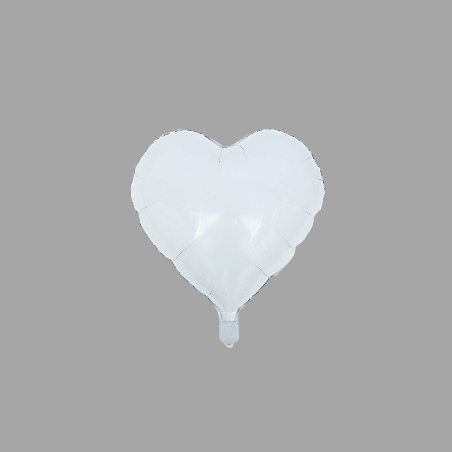 Folienballon Herz Weiß
