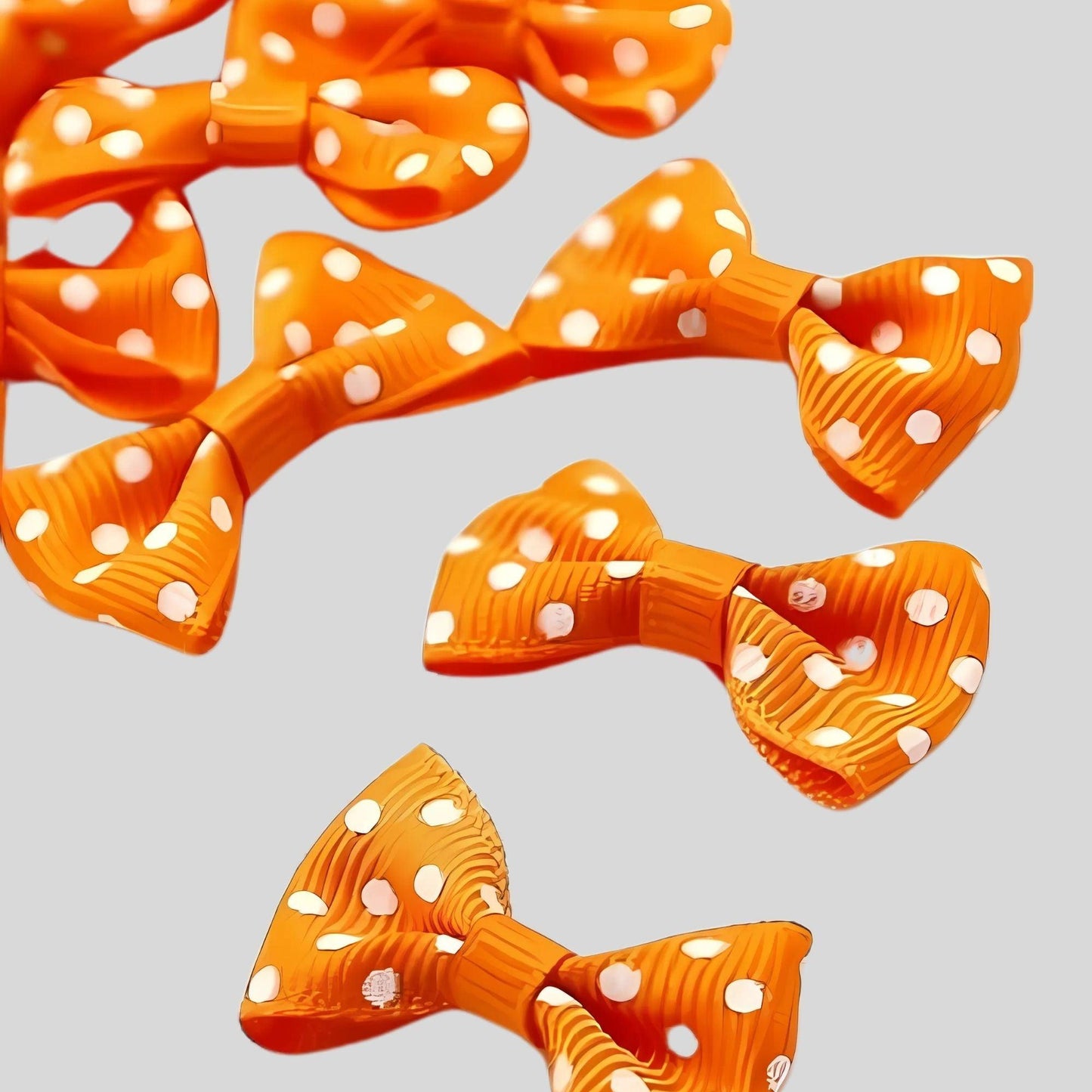 Orange Punkte Schleifen