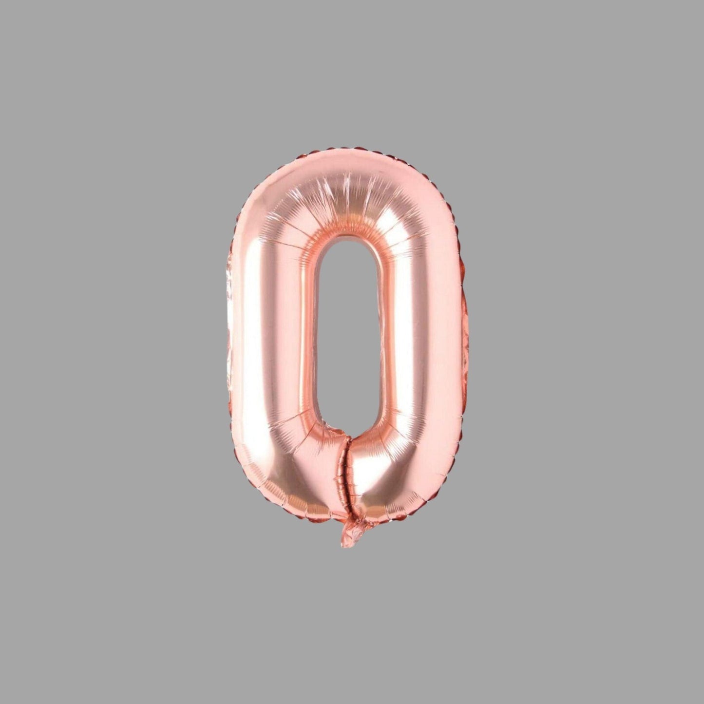 Folienballon Buchstabe O Roségold