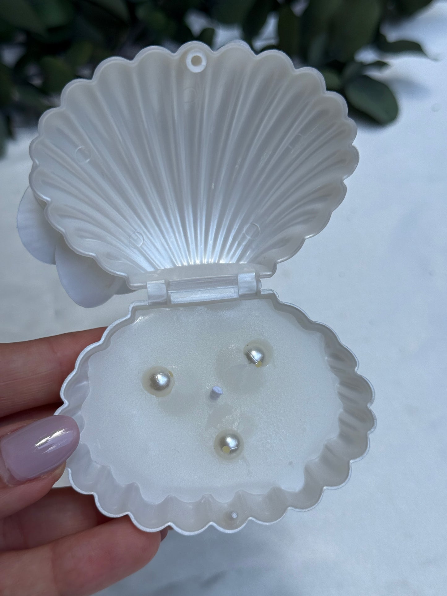 Gastgeschenk Set Austernmuschel Kerze (für 50 Gäste)