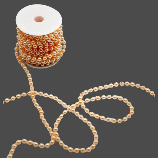 Perlenband Rolle Kupfer