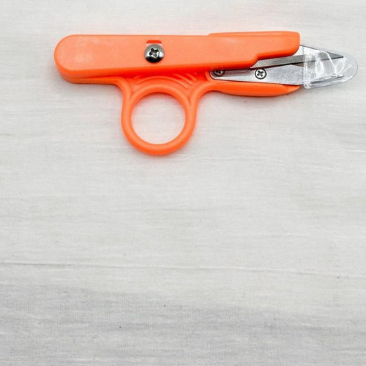 Orange Fadenschere mit Kappe