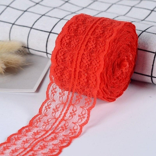 Rote Spitzenborte