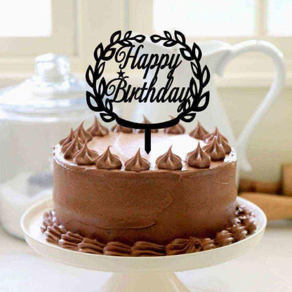 Kuchenstecker "Happy Birthday" klassisch