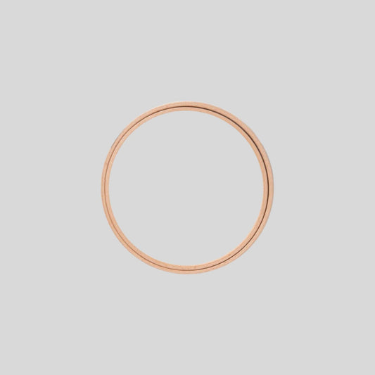 Stickring Natur, Kupfer