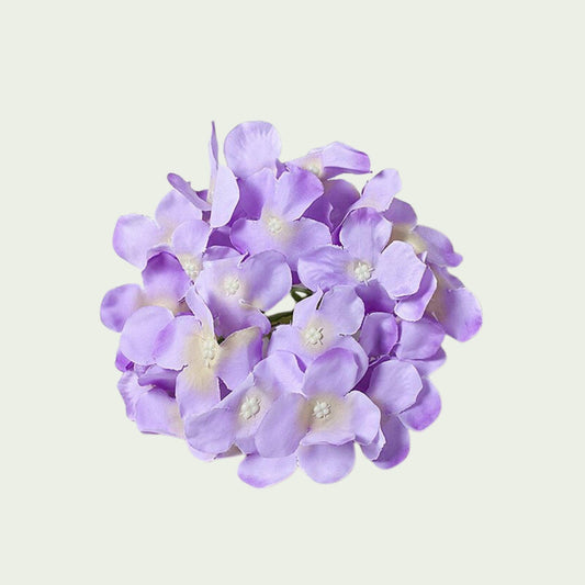 Fliederfarbene Hortensienblüte