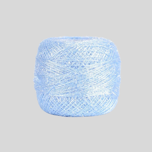 Chenille-Garn Hellblau