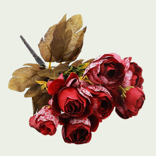 Rot-Goldener Rosenstrauß