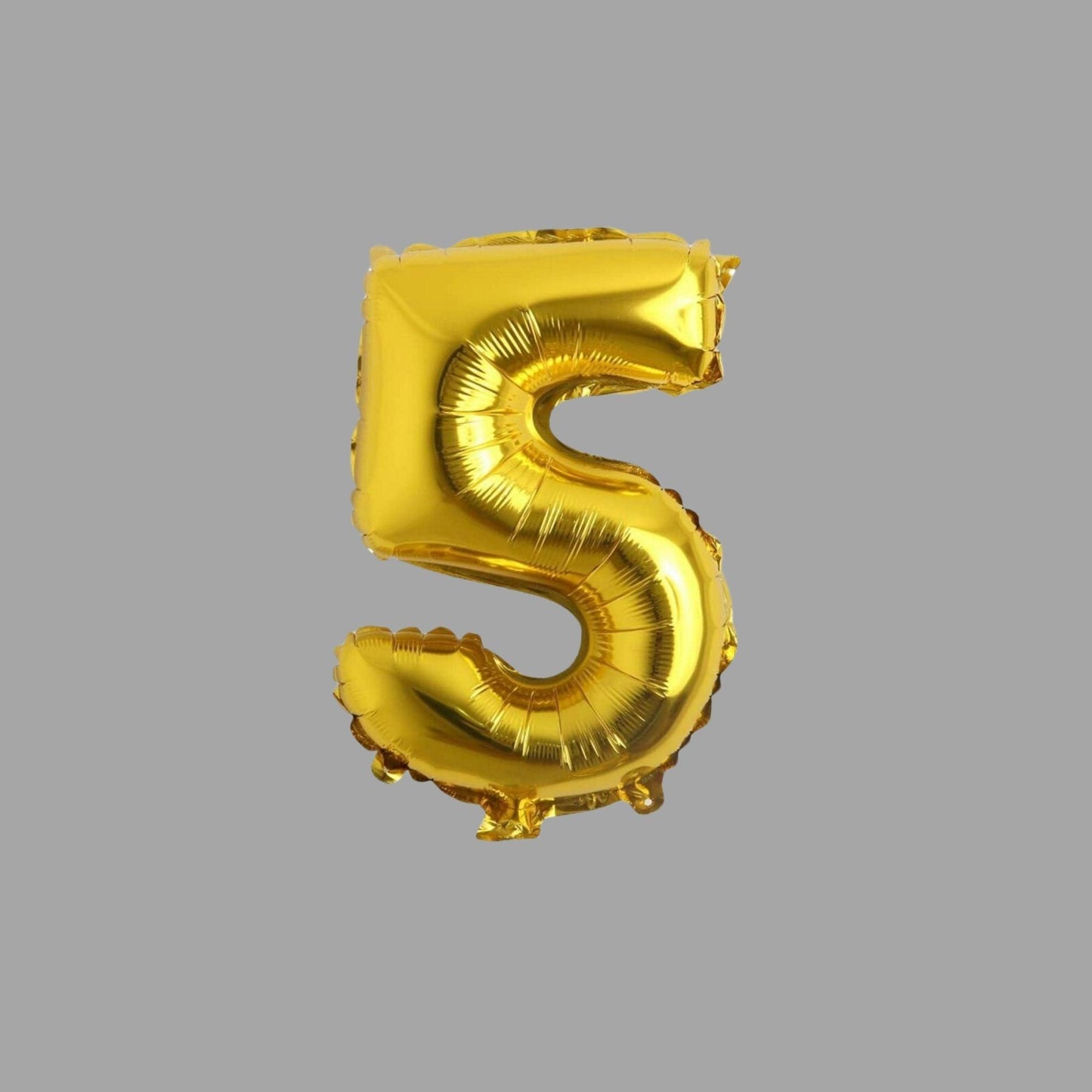 Folienballon Nummer 5 Gold
