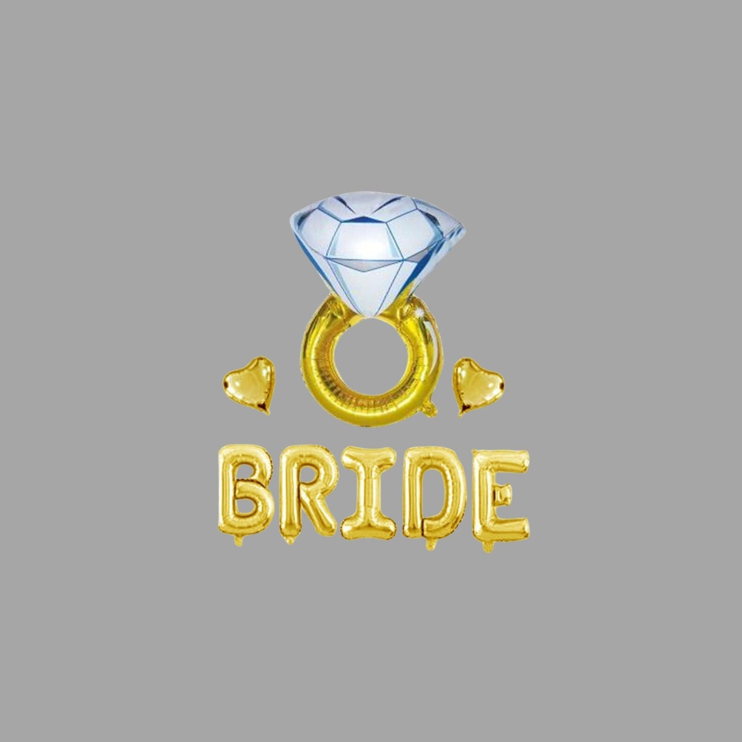 Wanddeko "Braut" Gold
