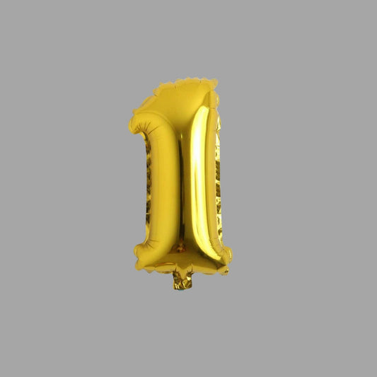 Folienballon Nummer 1 Gold