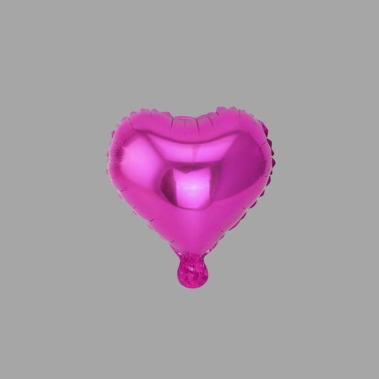Folienballon Herzform Lila