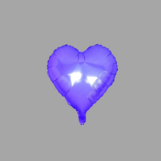 Folienballon Herzform Blau
