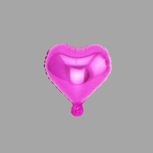 Folienballon Herzform Fuchsia