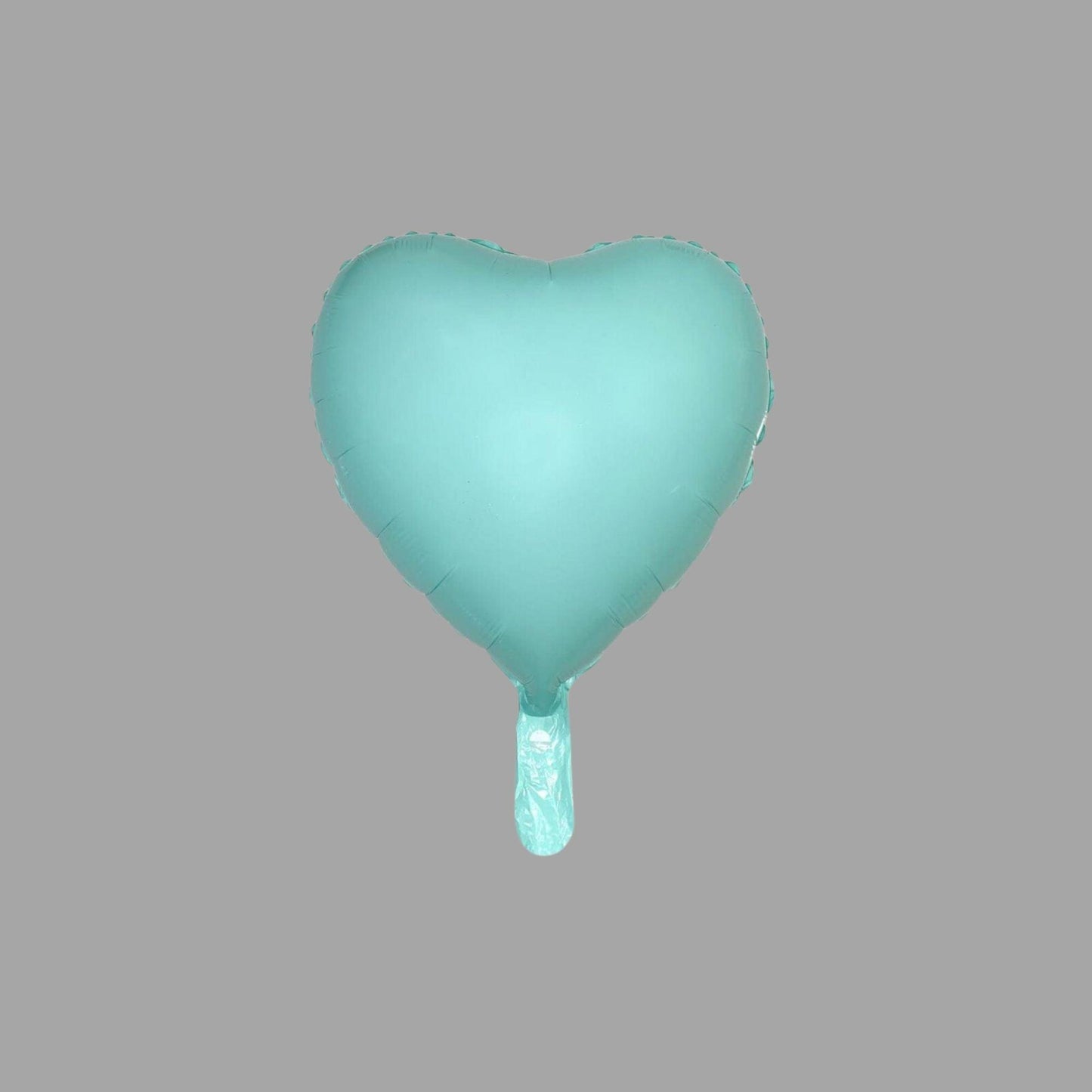 Folienballon Herzform Mintgrün