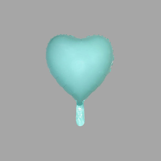 Folienballon Herzform Mintgrün