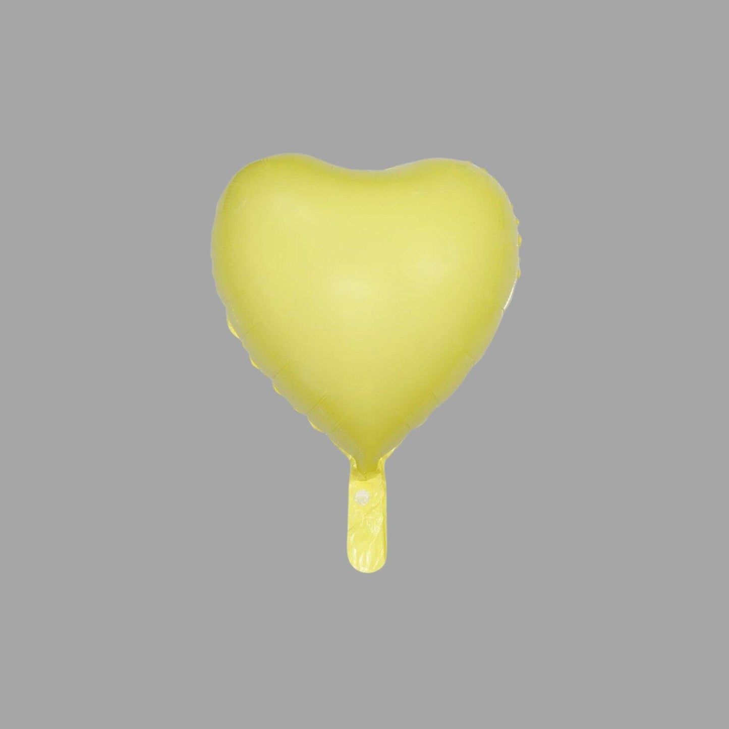 Folienballon Herzform Gelb