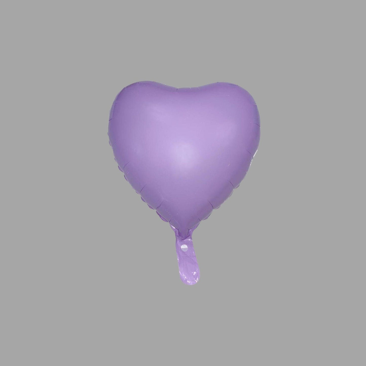 Folienballon Herzform Lila glänzend