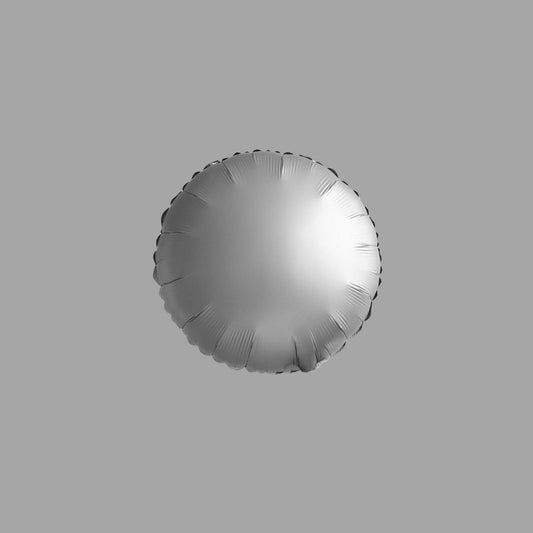 Folienballon Rund Silber