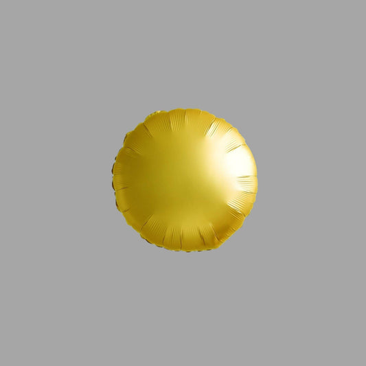 Folienballon Rund Gold
