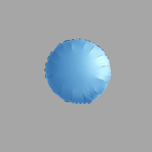 Folienballon Rund Hellblau