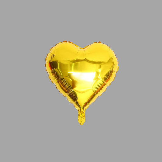 Folienballon Herz Gold