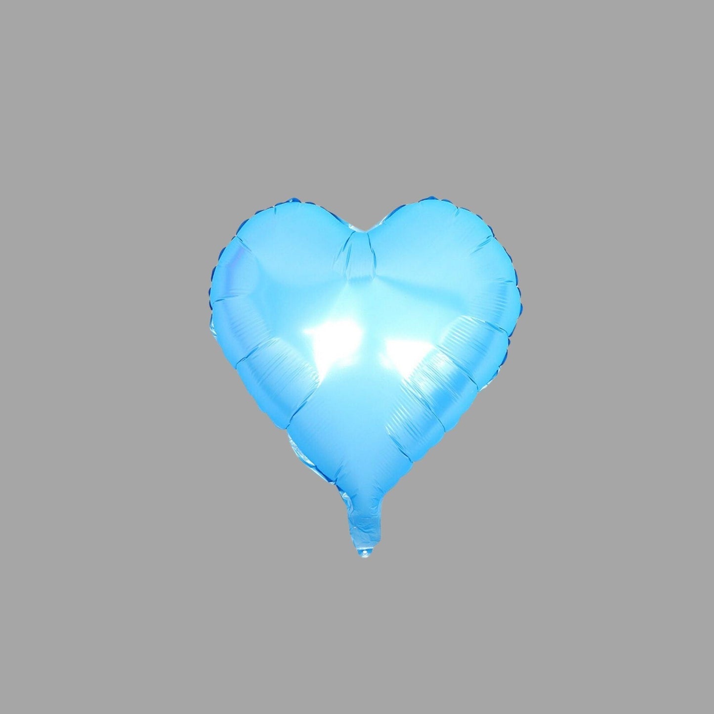 Folienballon Herz Hellblau