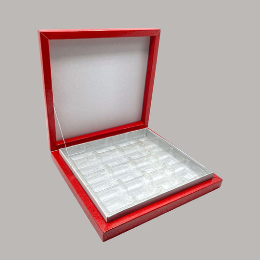 Rote Schmuckbox für Geschenke