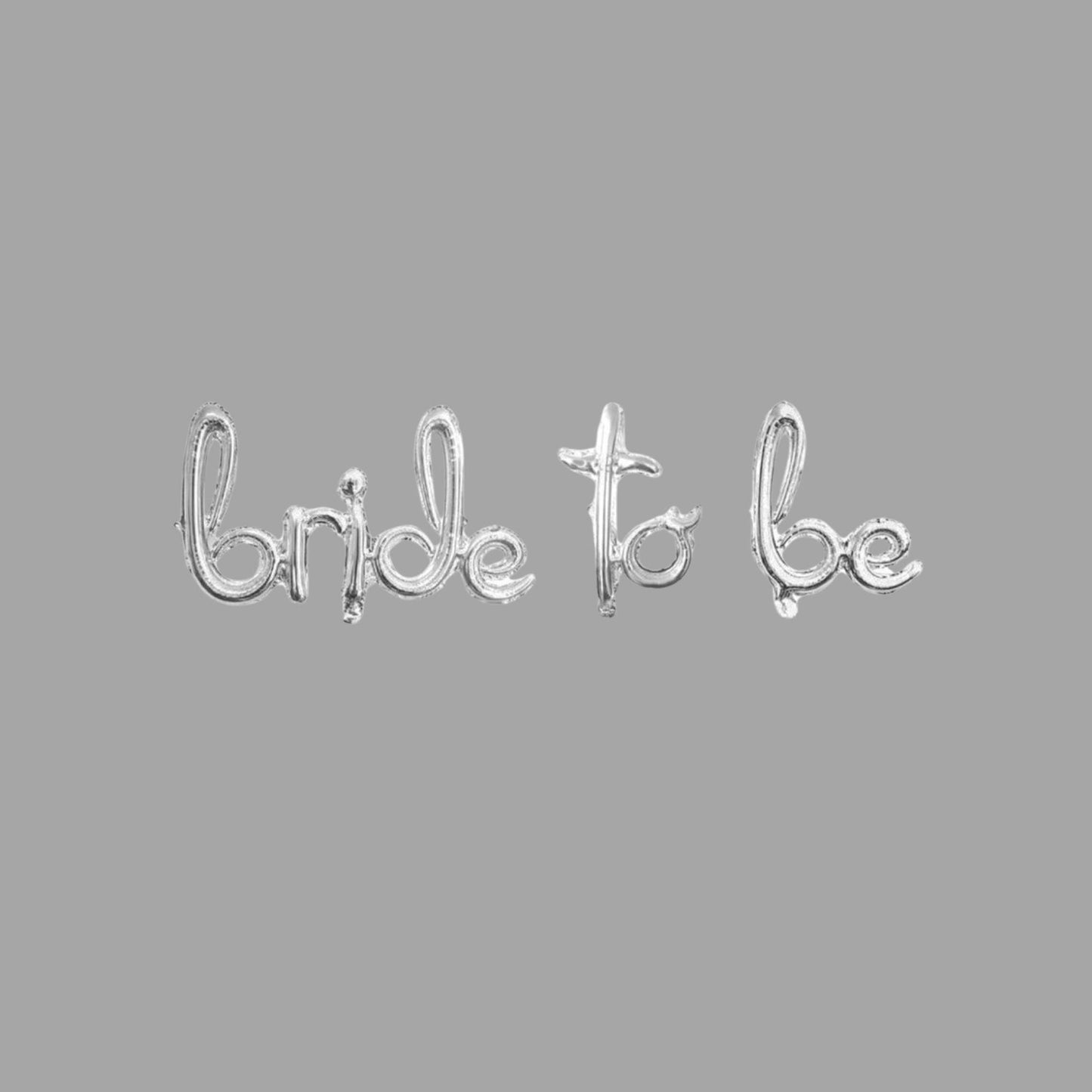 Wanddeko "Bride to Be" Silber