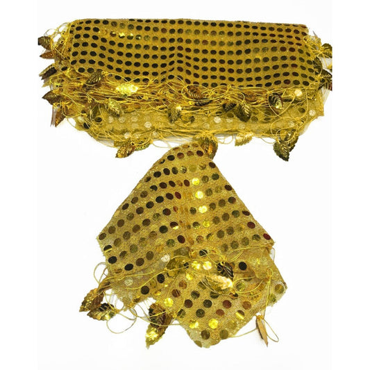 Goldenes Henna-Tanzschal-Set (3 Stück)
