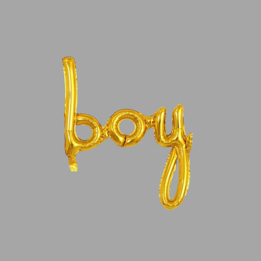 Wanddeko "Boy" Gold