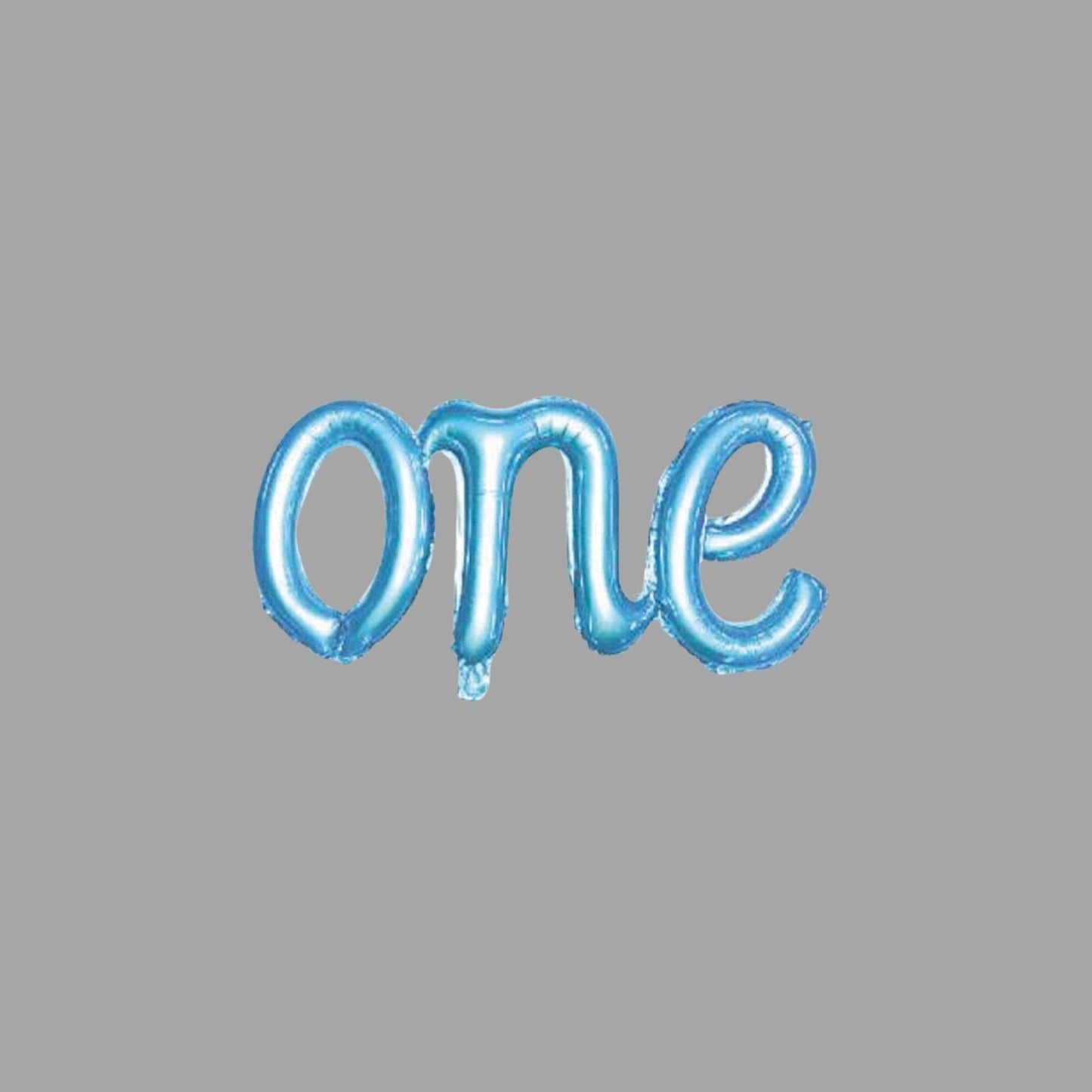 Wanddeko "One" Blau