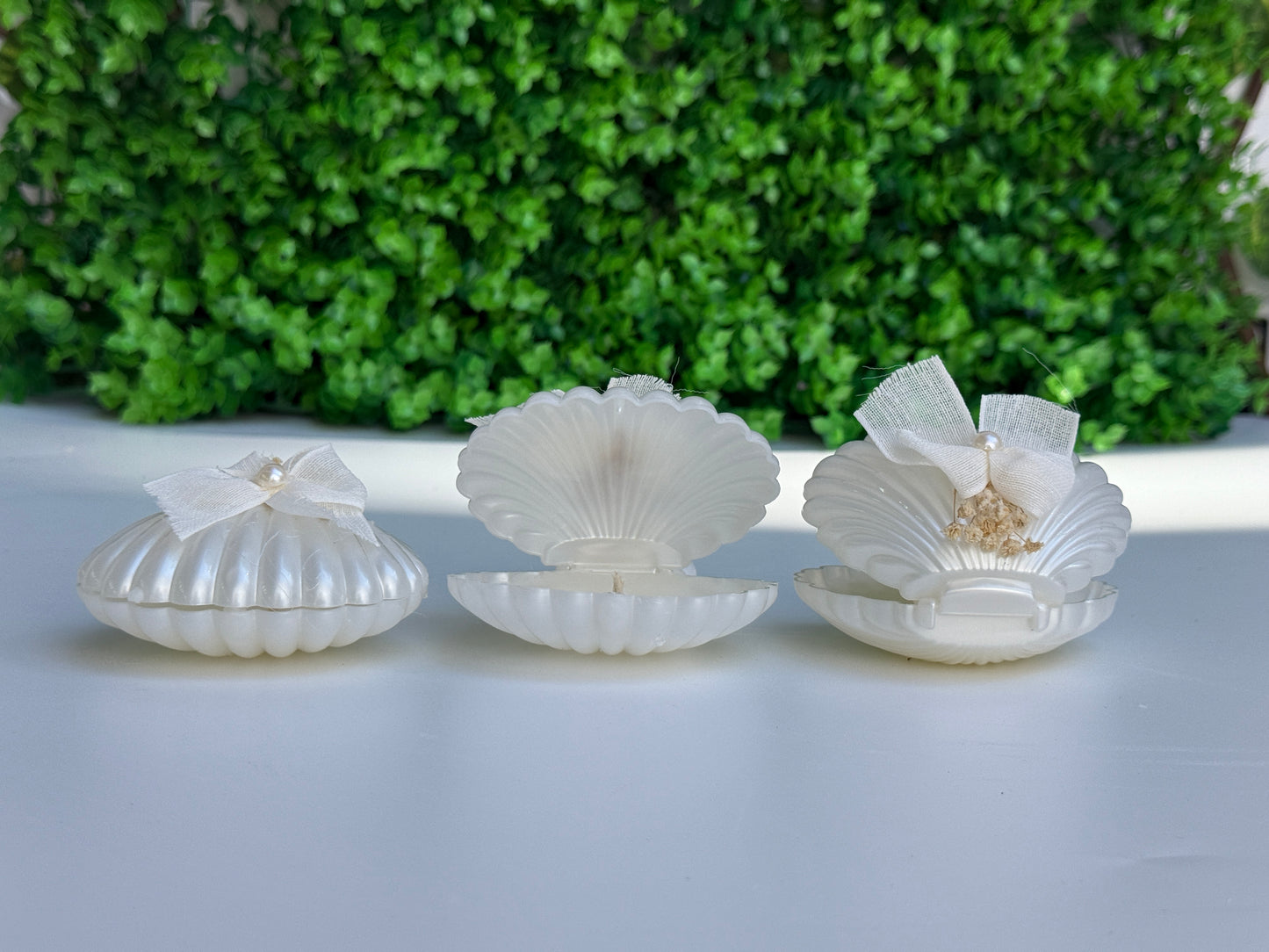Muschelkerze – Stilvolle Deko- und Geschenkidee im Meeresstil ( für 50 Gäste )