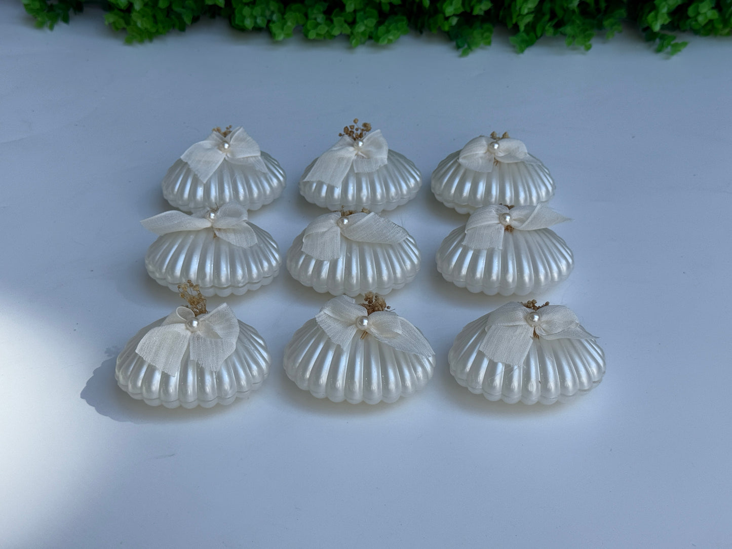 Muschelkerze – Stilvolle Deko- und Geschenkidee im Meeresstil ( für 50 Gäste )