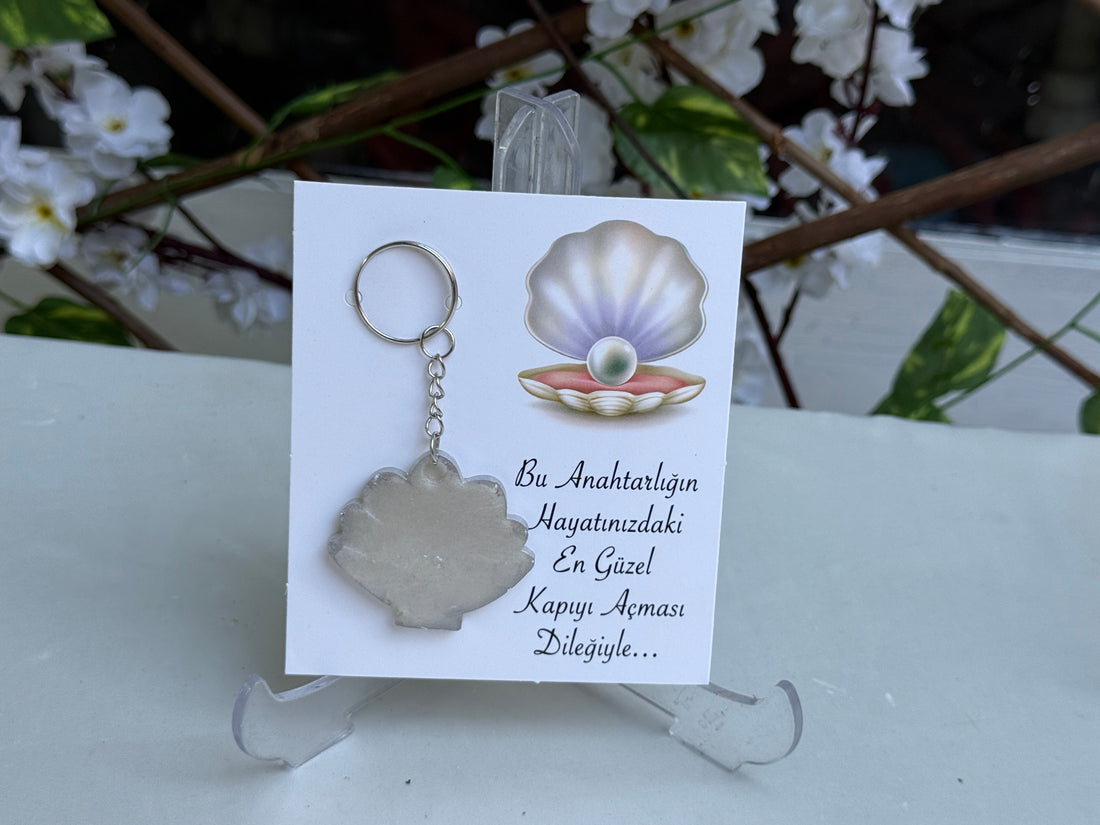 Schlüsselanhänger Muschel