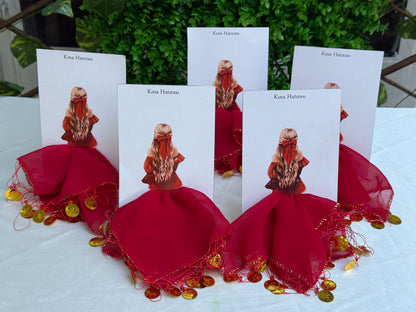 Halay-Tuch Karte Rot