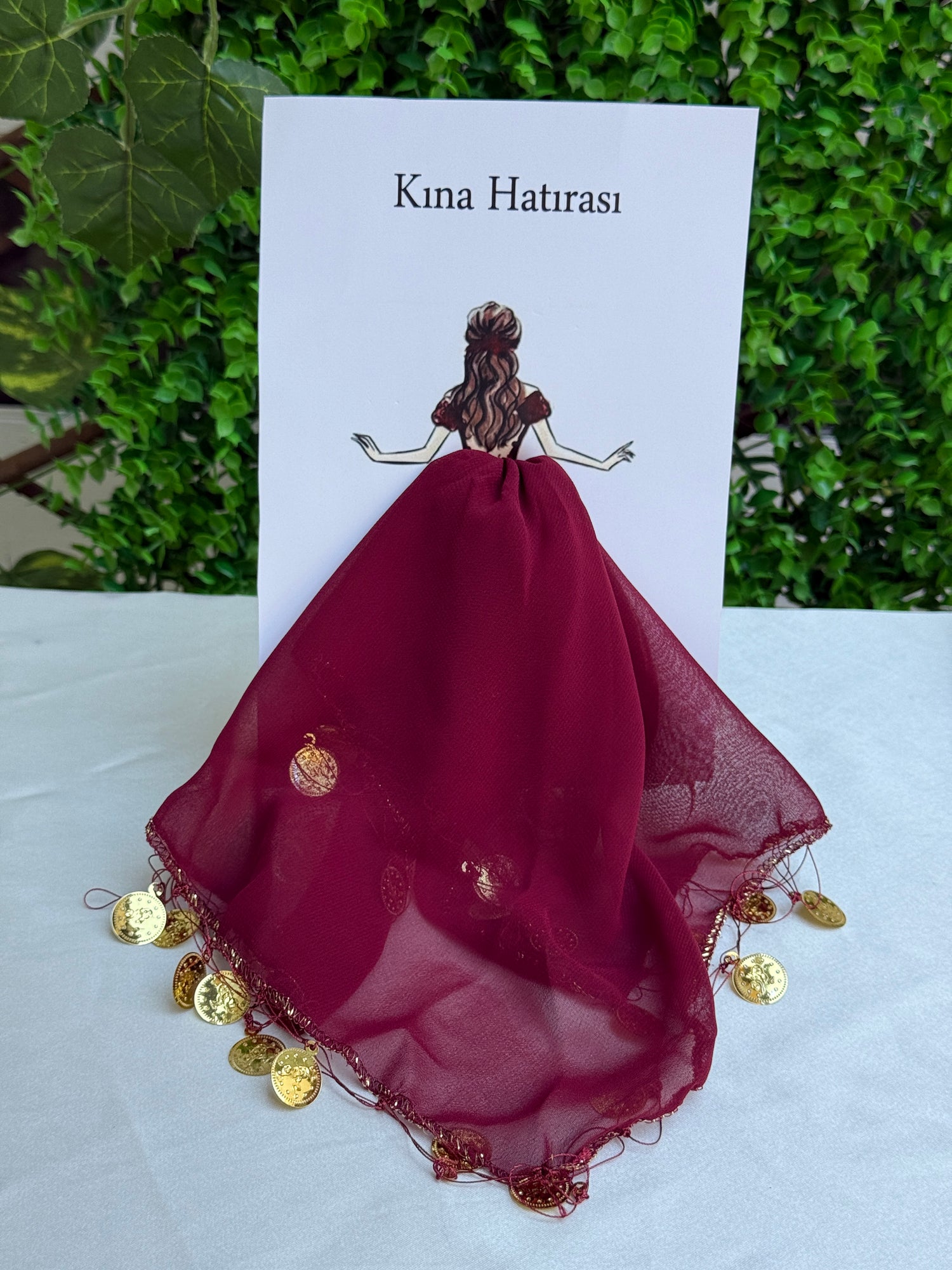 Halay-Tuch Karte Bordeaux