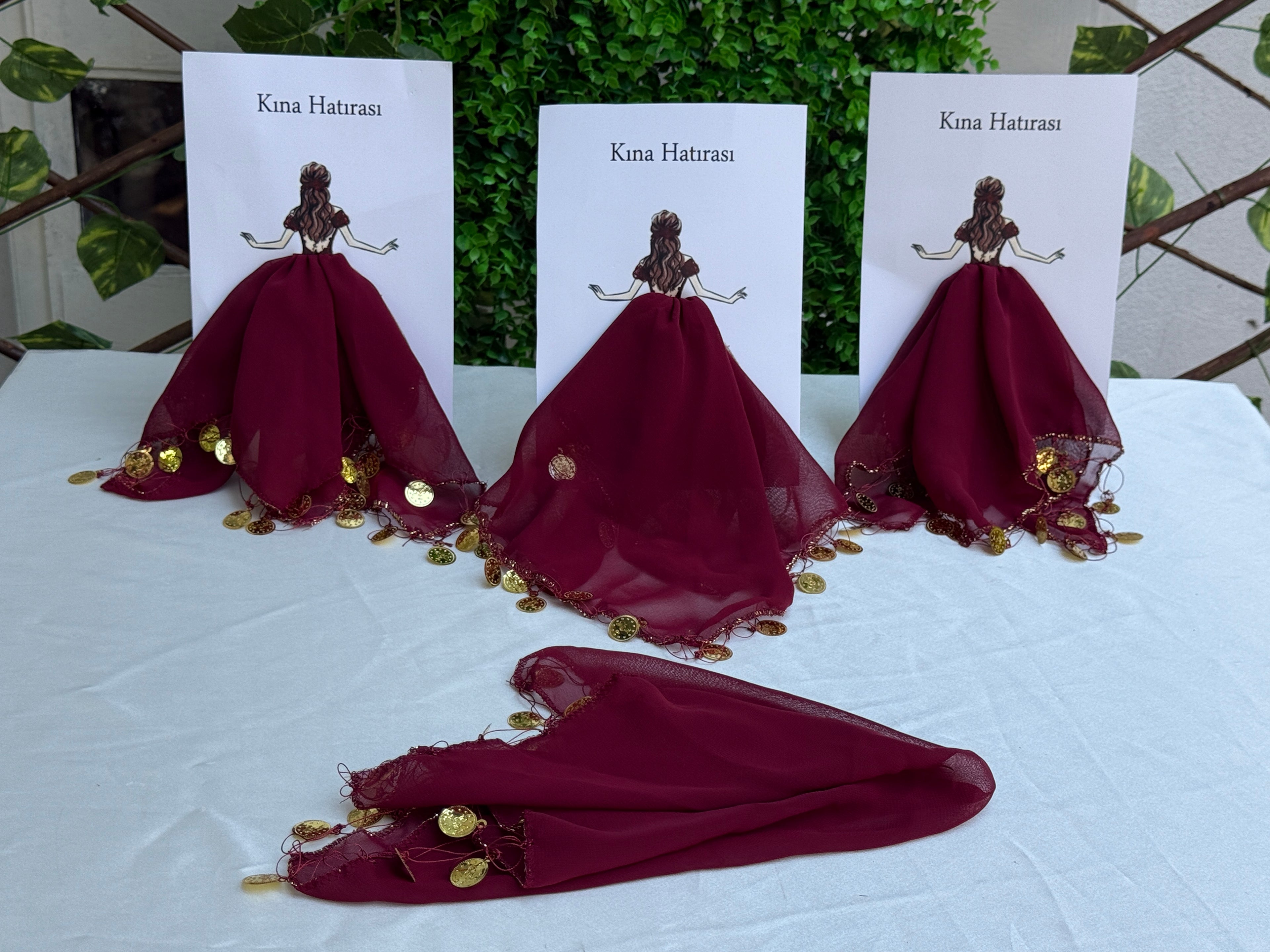 Halay-Tuch Karte Bordeaux