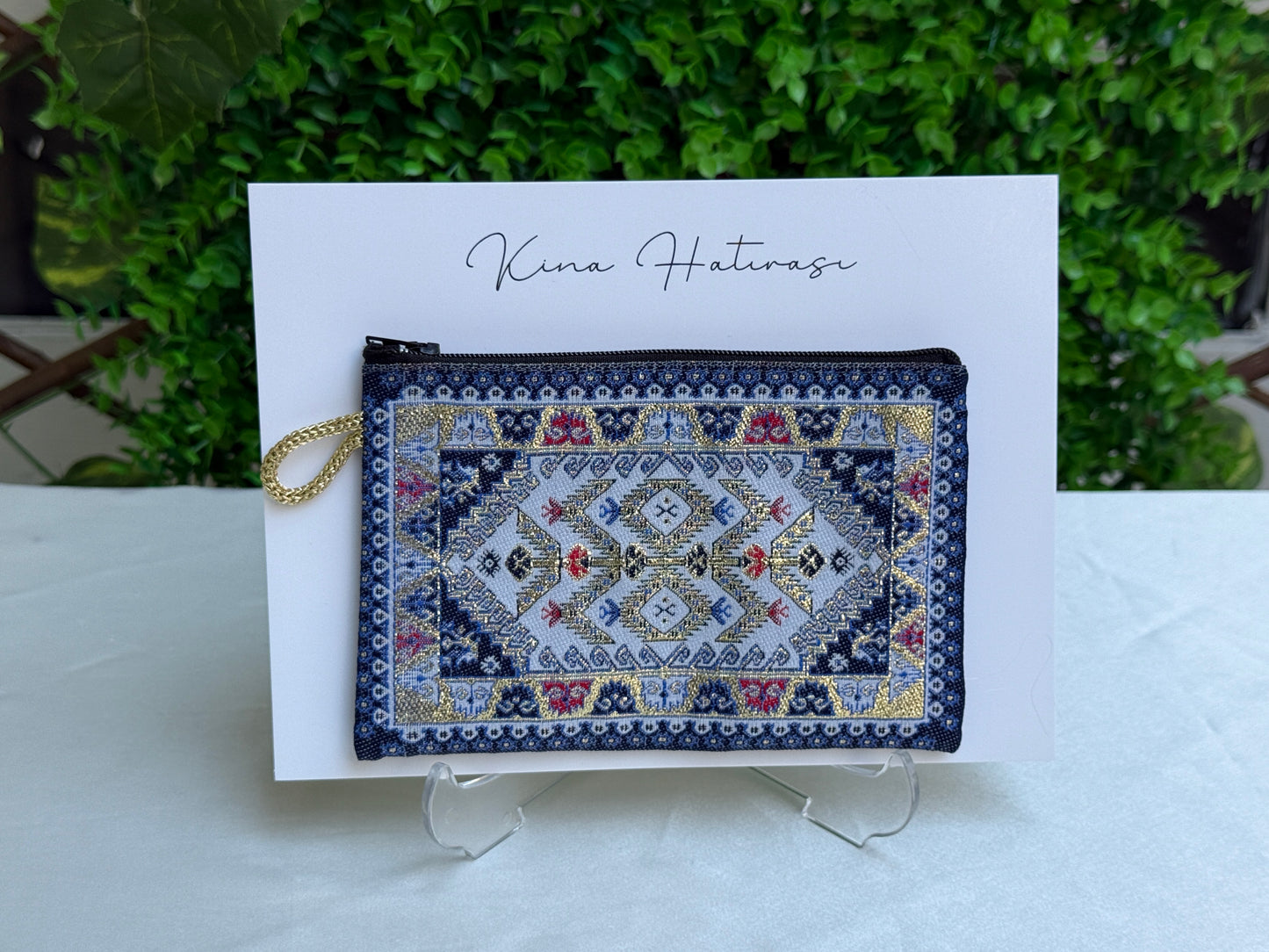 Gastgeschenk Set Orientalische Stofftäschchen mit Kärtchen (für 50 Gäste)