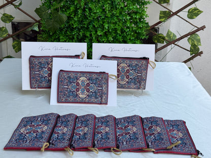 Gastgeschenk Set Orientalische Stofftäschchen mit Kärtchen (für 50 Gäste)