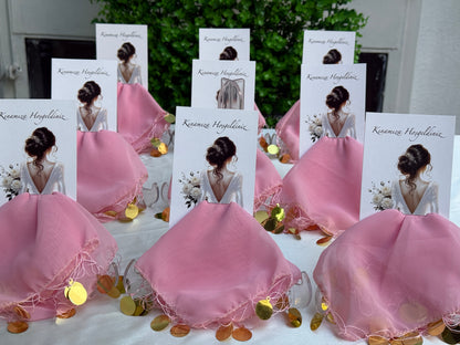 Halay‑Tuch Karte Rosa