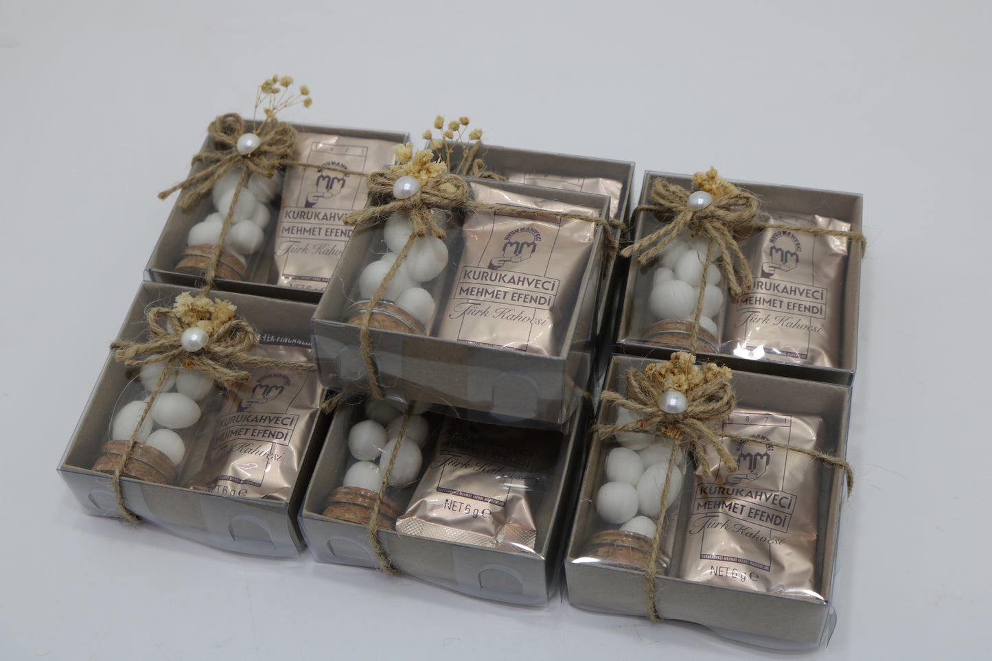 Gastgeschenk Set Malvenblüten Glasröhrchen (für 100 Gäste)