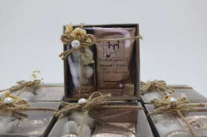 Gastgeschenk Set Malvenblüten Glasröhrchen (für 100 Gäste)