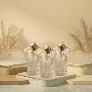 Geschenk Köln mit Leinenschleife und Stein