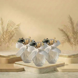 Okaliptüs ve İnci Süslemeli Deniz Kabuğu Kolonya