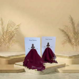 Kartlı Şifon Halay Mendili - Model 2